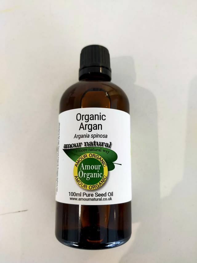 Argan oil, organic (Argania spinosia) 100ml arg0100