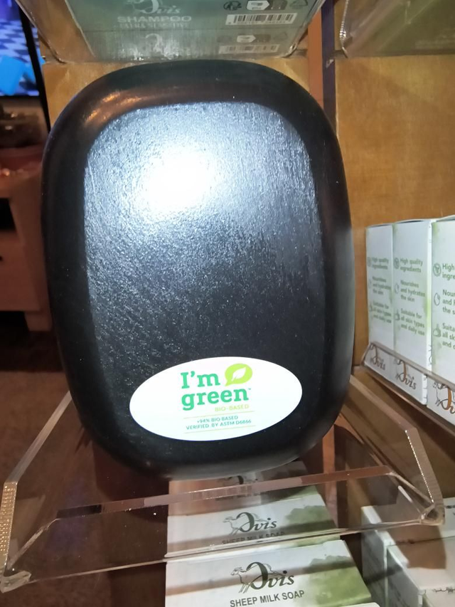 Ovis - zeepdoos van Terralane zwart 10x7.5x4,5cm