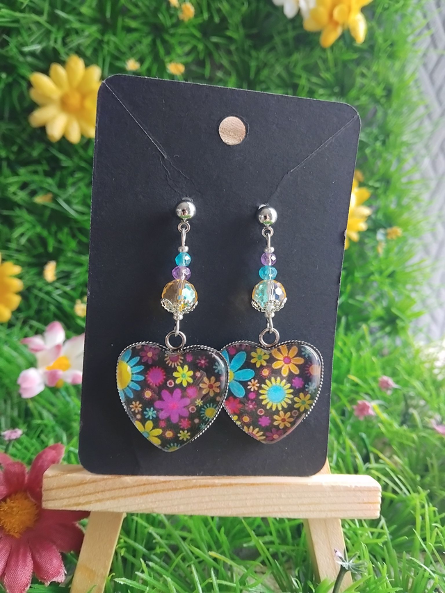 boucles d'oreilles coeurs 