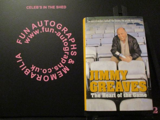 Jimmy Greaves 'Heart Of The Game' Authentic Autographed Hardback Book (2)