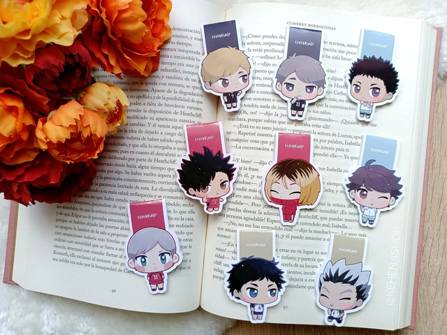 Haikyuu Rivals Marcapáginas/Bookmarks