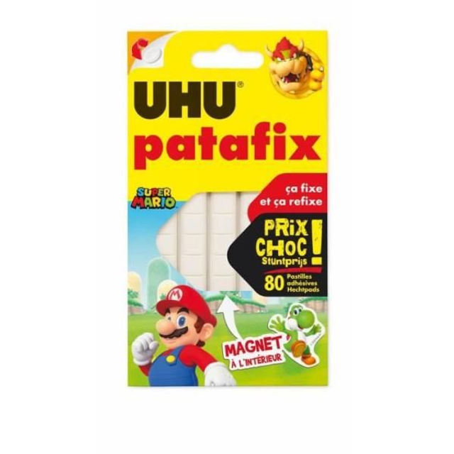 Patafix UHU 80 pastilles Repositionnables à volonté 