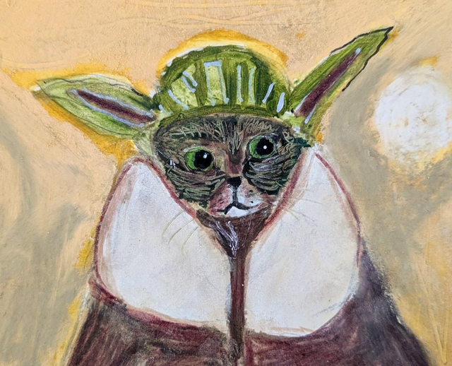 Art Yoda Creative Cats by Wendy 