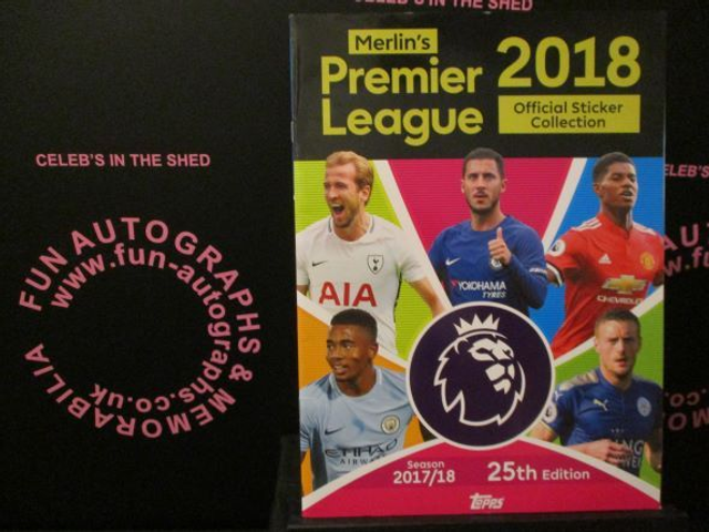 Premier League 2018 Empty Original Sticker Book (DAMAGED COVER)