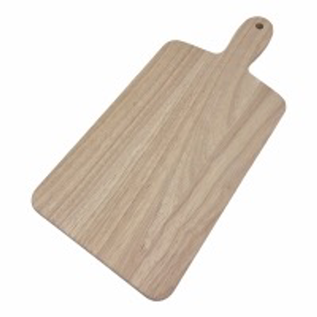 Snijplank rubberhout met handvat