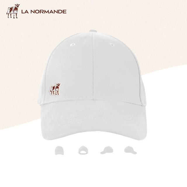 Casquette blanche vache Normande