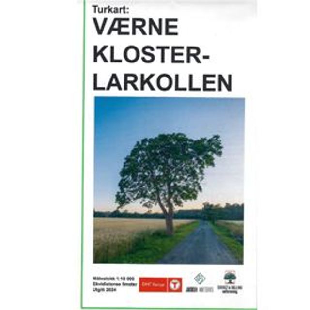 Kart Værne Kloster
