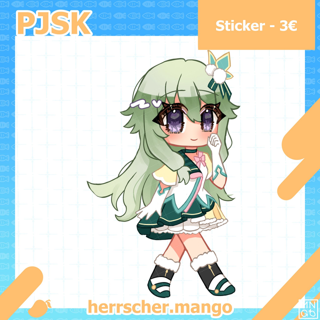 PJSK: Nene Kusanagi - Matte Vinyl Sticker - 63.5mm