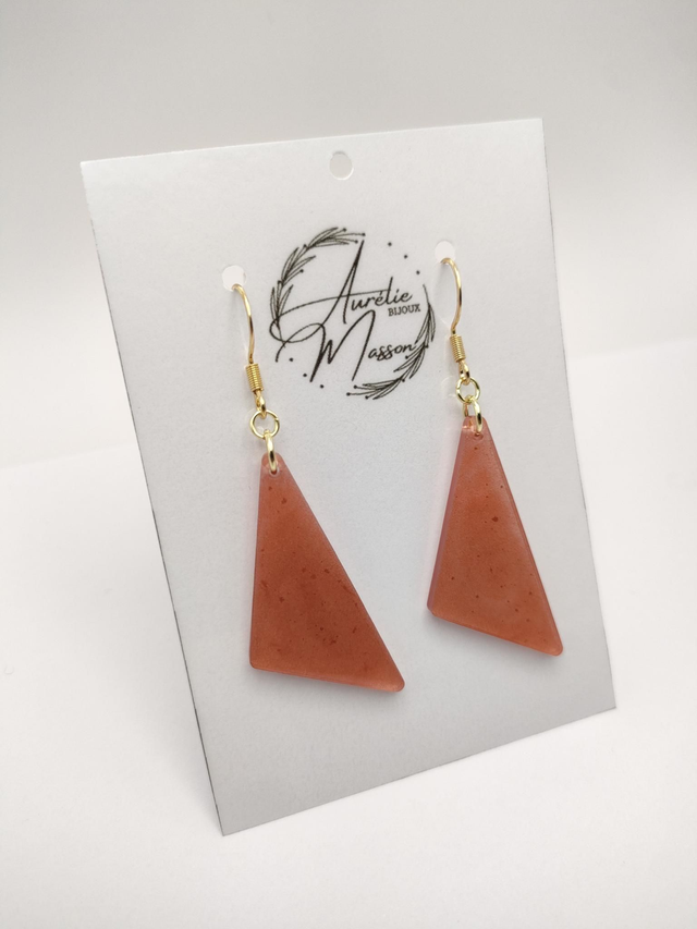 Boucles d&#039;oreilles &quot;Camélia&quot;