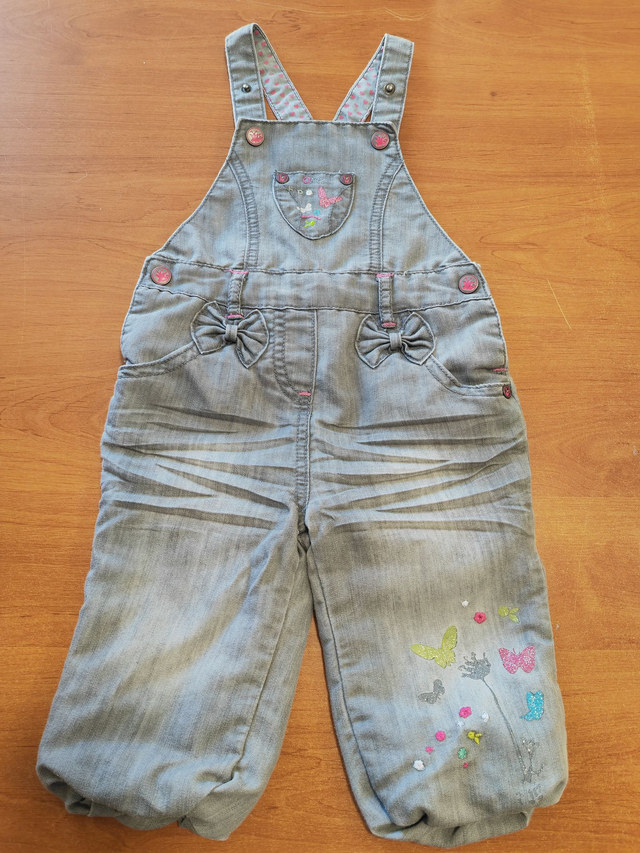 Salopette grise 9 mois