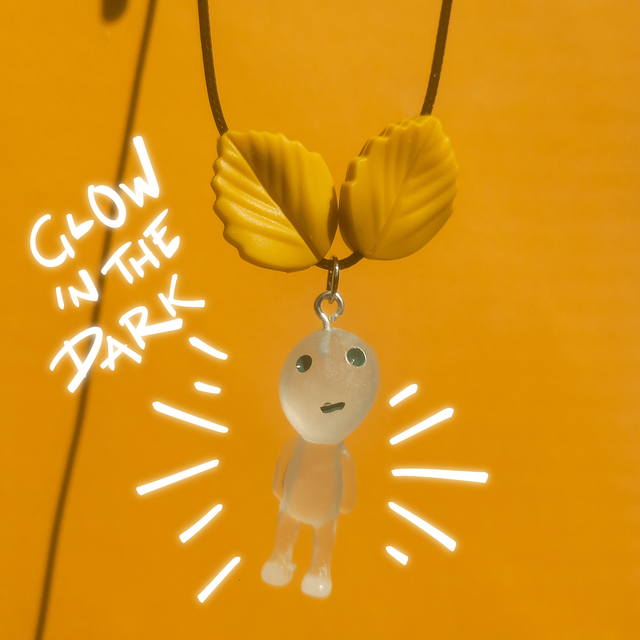 Forest Spirt Studio Ghibli - Yellow Leaf - Chew Necklace [NL-STM-YL-FS]