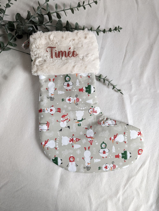 Chaussette de Noël personnalisable 