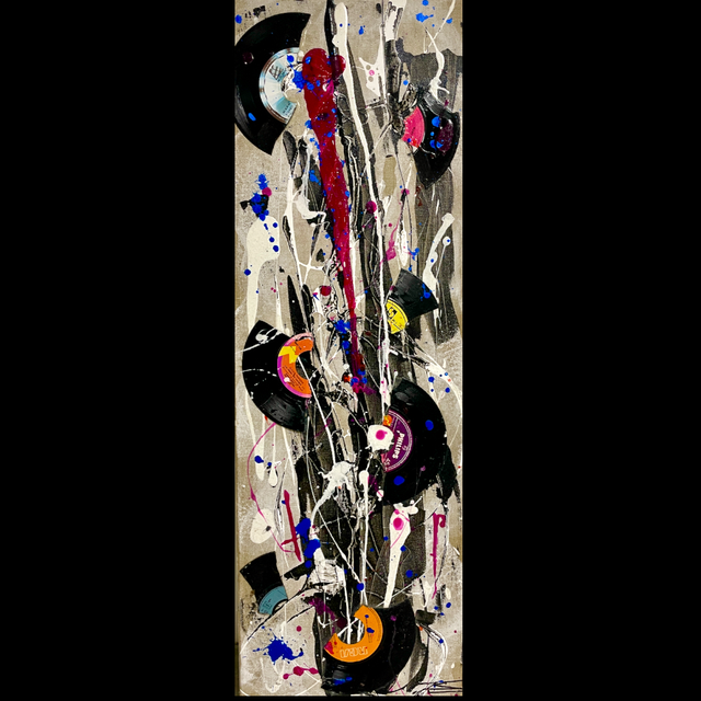 Tiges musicales - 30x90cm - 2017