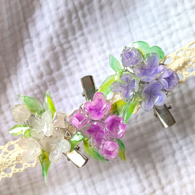 Barrette Lilas