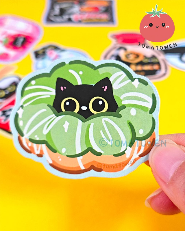 Sticker: Matcha mochi donut
