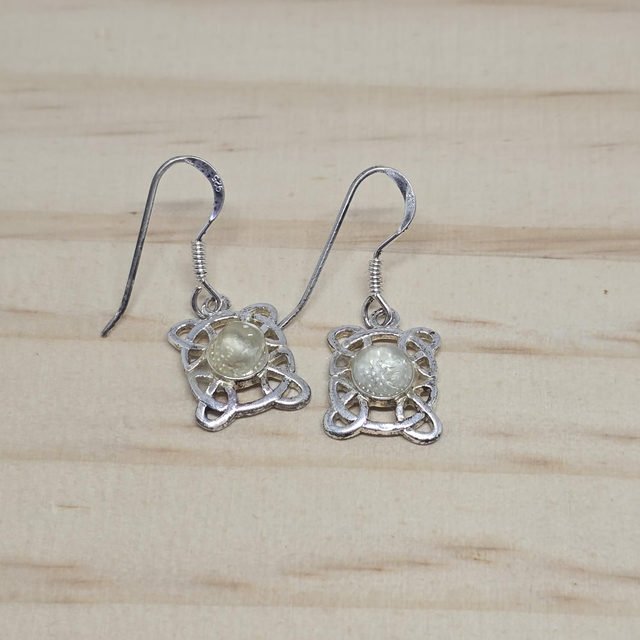 Seconds: 925 Celtic Seaglass Earrings – 3 Styles
