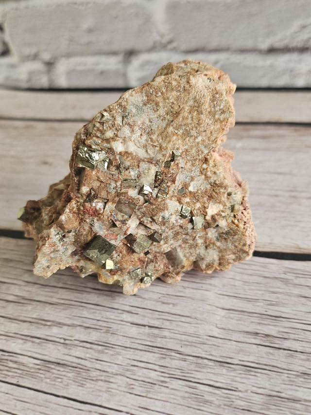 Cinnabre &amp; Pyrite bruts – 203 g