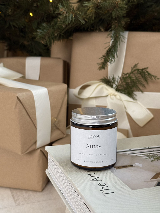 Xmas narancsos illatgyertya 100 ml