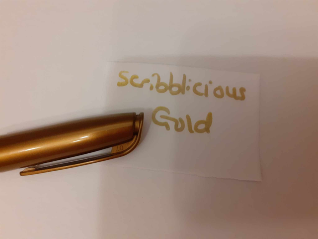 Zelebs in shed CHOOSE YOUR MARKER Scribblicious GOLD