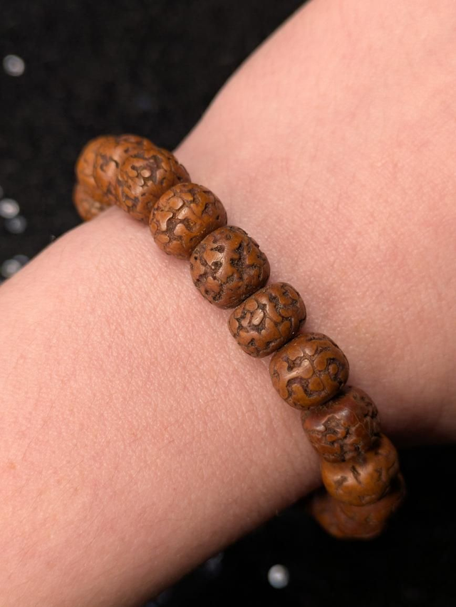 Bracelet graine rudraksha