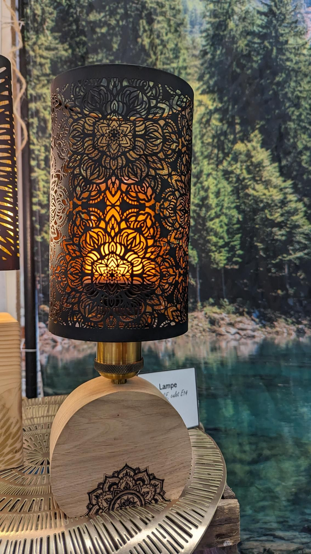 Lampe de chevet - Mandala 