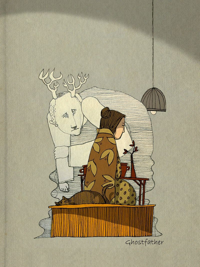 "GHOSTFATHER"- Mehrdad Zaeri - Print A3