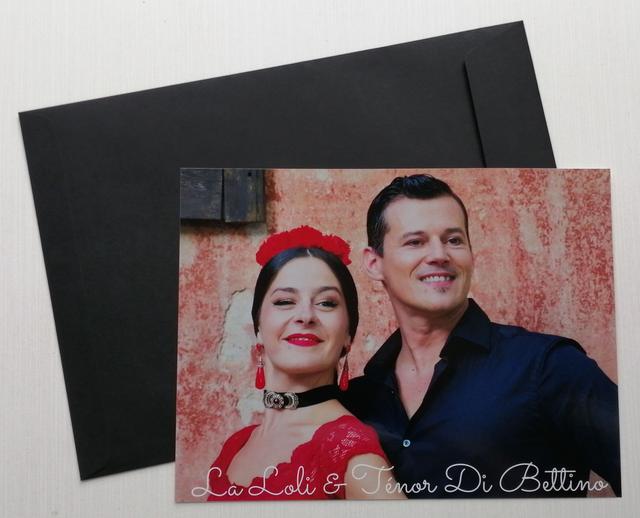 GRANDE PHOTO A4 + ENVELOPPE NOIRE