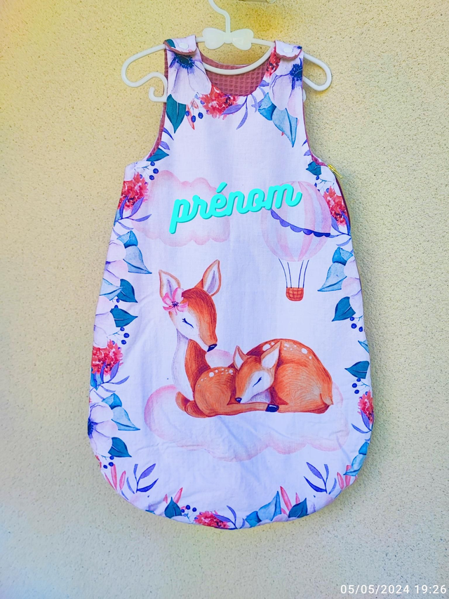 Gigoteuse personnalisable 0/6 mois