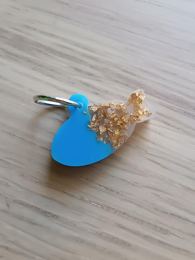 Pez S - Nombre en Vinilo Blanco