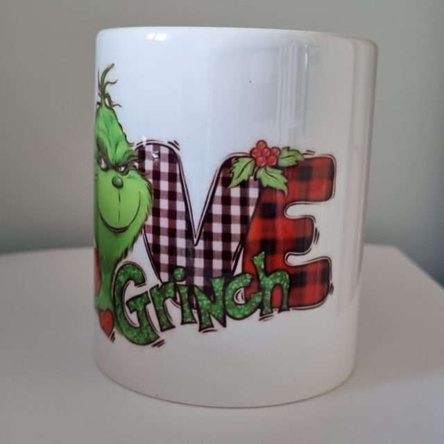 Love Grinch Christmas Mug Personalised 