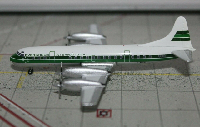 Evergreen L-188 Electra (N7136C), Aeroclassics, 1:400