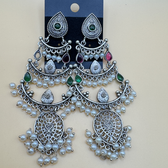Oxidised Ear rings 