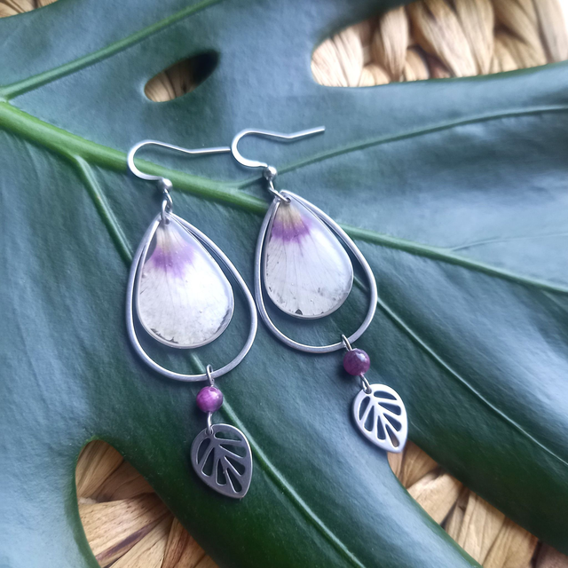 Boucles d'oreilles ∙ argenté ∙ Dianthus