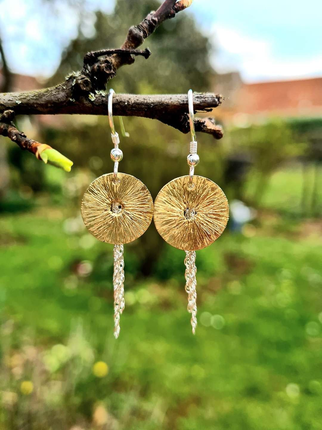 Boucles d&#039;oreilles Laiton