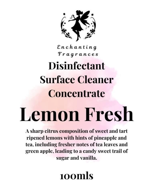 Disinfectant Surface Cleaner Concentrate - Lemon Fresh 