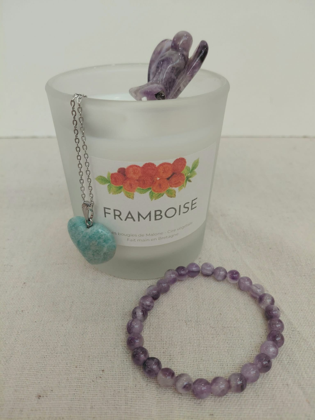 Bougie parfum framboise