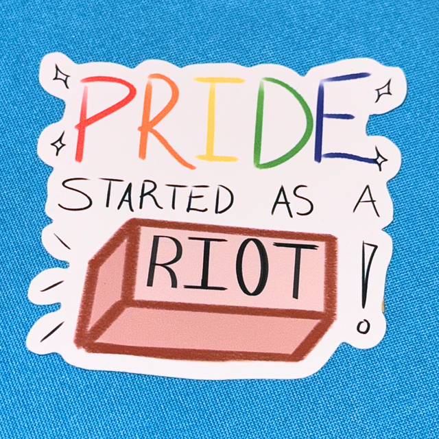 Pride Started as a Riot Sticker
