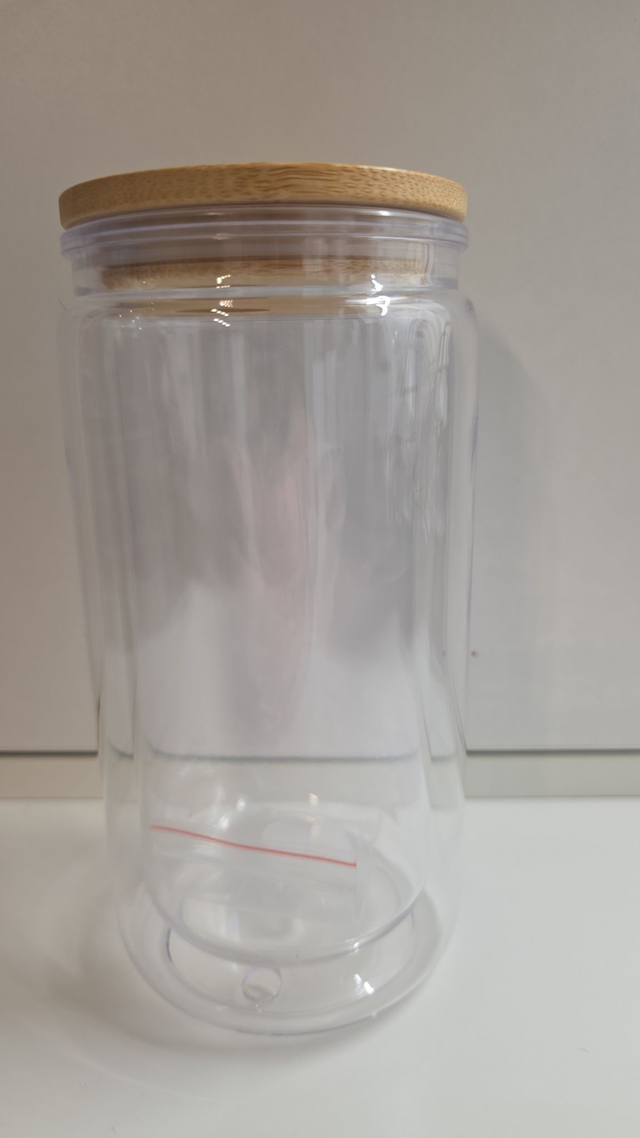 16oz Bamboo Snowglobe (Please add decal before checking out)