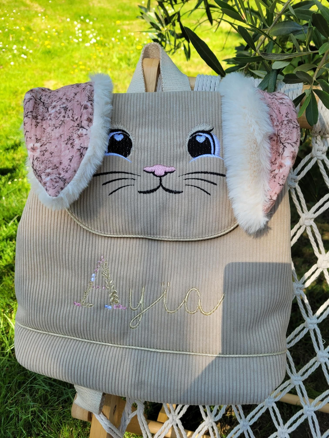 Sac à dos 🐰 oreilles roses