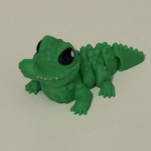 3D Printed Crocodile