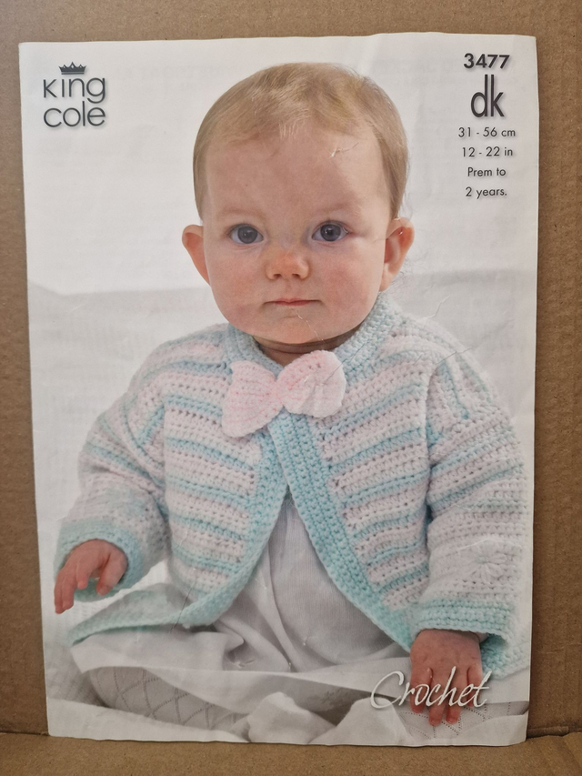 King Cole Crochet Pattern 3477