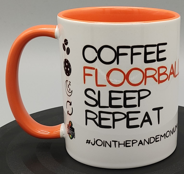 Perth Parrots Coffee Floorball Sleep Repeat Mug