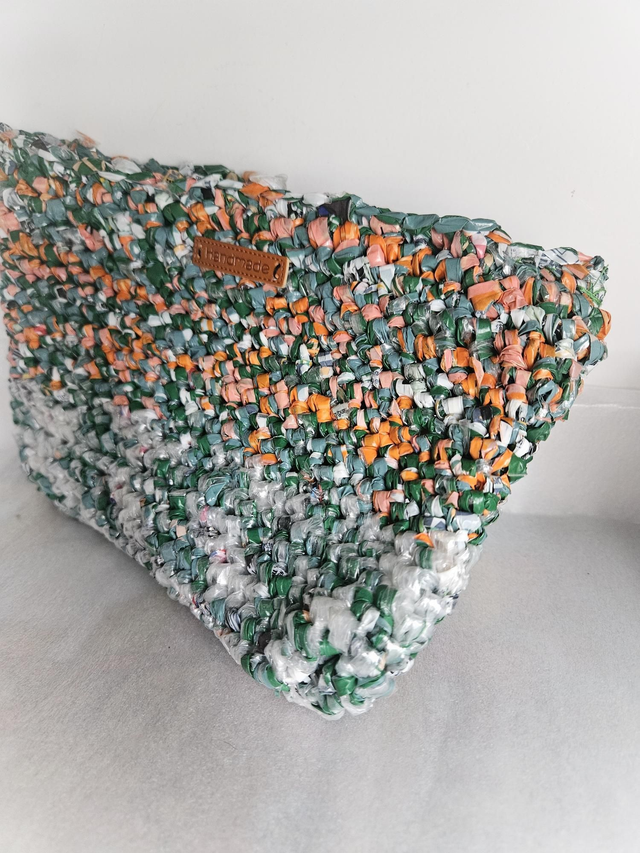 ECO Handmade Crochet Unique Pattern Small Bag | 22x14cm