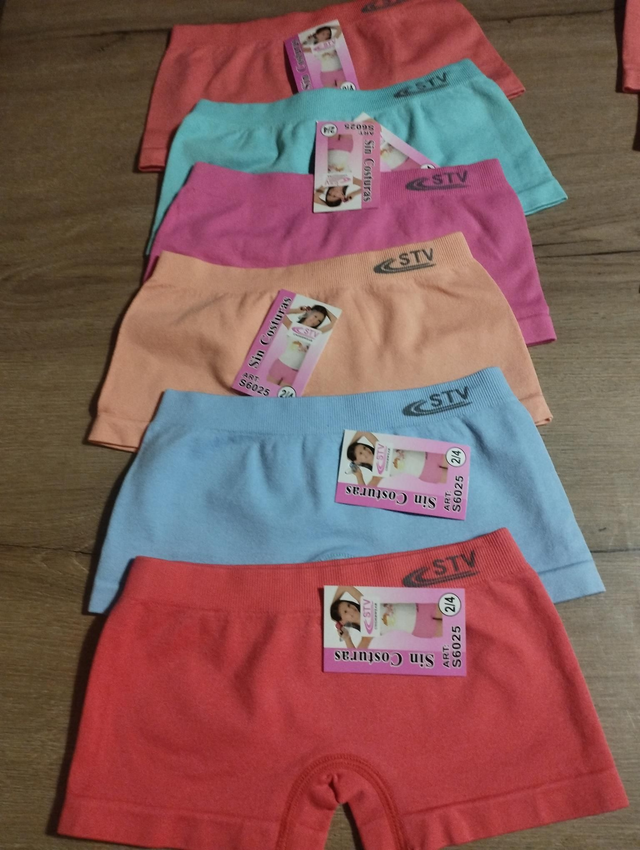 Lot de 6 Shortys filles 2 ans 