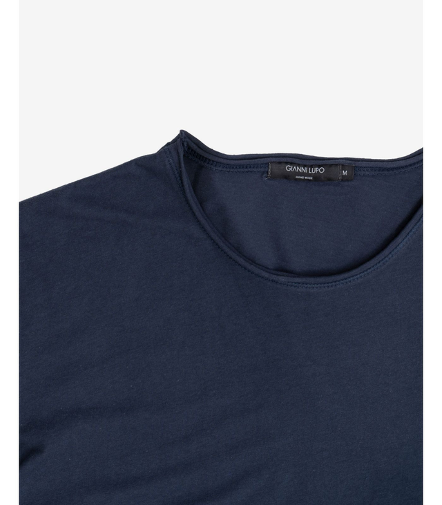 509TSAGL - Gianni Lupo T-shirt mezza manica collo taglio vivo