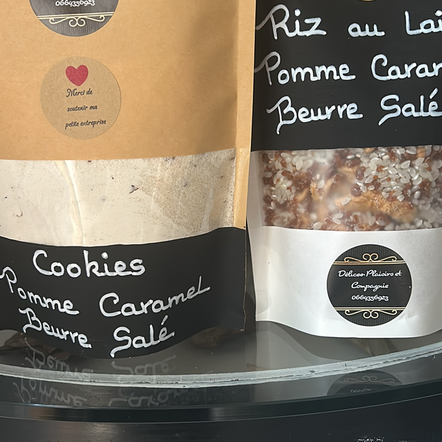Duo gourmand pomme caramel beurre salé 
