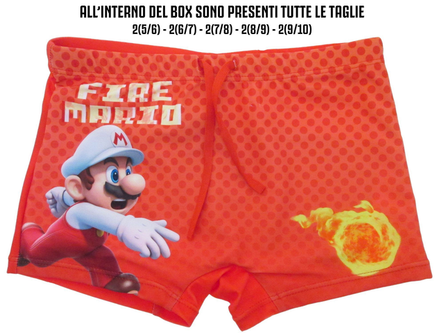 COSTUME MARE, PISCINA SUPER MARIO , FIRE 