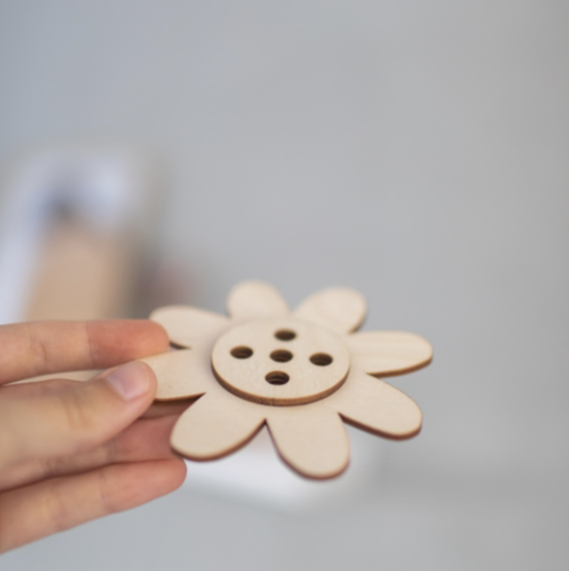 Bloemschikschijf - madelief 