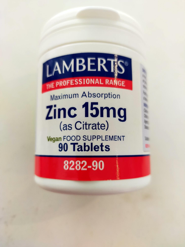 Zinc 15mg 90 Tablets  8282-90