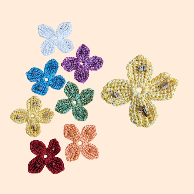 Fleurs 7 chakras - 4 pétales